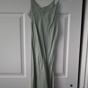 Elegant Green Slip Dress